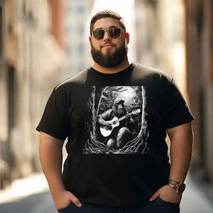 Bigfoot Sasquatch Yeti T0 5D2F 104 Men T Shirts Big and Tall Men Shirts Plus Size Short Sleeve Fashion Casual T Shirt Graphic Tee Shirts Tshirts