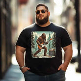 Bigfoot Sasquatch Yeti T0 5D2F 105 Men T Shirts Big and Tall Men Shirts Plus Size Short Sleeve Fashion Casual T Shirt Graphic Tee Shirts Tshirts