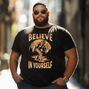 Bigfoot Sasquatch Yeti T0 5D2F 110 Men T Shirts Big and Tall Men Shirts Plus Size Short Sleeve Fashion Casual T Shirt Graphic Tee Shirts Tshirts