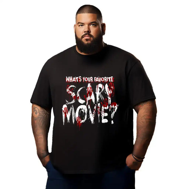 Halloween Horror Movie Night Shirt Halloween Horror T Shirt T0 5DM5 017 Men T Shirts Big and Tall Men Shirts Plus Size Short Sleeve Fashion Casual T Shirt Graphic Tee Shirts Tshirts