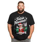 Christmas T Shirt for Men Big & Tall Men Xmas T Shirt T0 5DOH 001 Men T Shirts Big and Tall Men Shirts Plus Size Short Sleeve Fashion Casual T Shirt Graphic Tee Shirts Tshirts - BigTallGuys