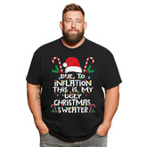 Christmas T Shirt for Men Big & Tall Men Xmas T Shirt T0 5DOH 011 Men T Shirts Big and Tall Men Shirts Plus Size Short Sleeve Fashion Casual T Shirt Graphic Tee Shirts Tshirts - BigTallGuys