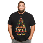 Christmas T Shirt for Men Big & Tall Men Xmas T Shirt T0 5DOH 016 Men T Shirts Big and Tall Men Shirts Plus Size Short Sleeve Fashion Casual T Shirt Graphic Tee Shirts Tshirts - BigTallGuys