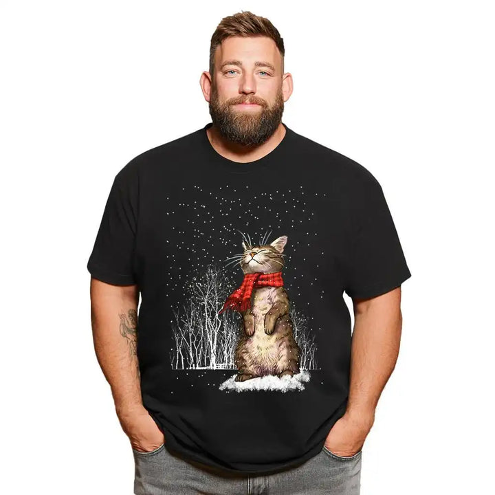 Christmas T Shirt for Men Big & Tall Men Xmas T Shirt T0 5DOI 001 Men T Shirts Big and Tall Men Shirts Plus Size Short Sleeve Fashion Casual T Shirt Graphic Tee Shirts Tshirts