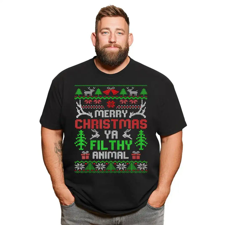 Christmas T Shirt for Men Big & Tall Men Xmas T Shirt T0 5DOI 003 Men T Shirts Big and Tall Men Shirts Plus Size Short Sleeve Fashion Casual T Shirt Graphic Tee Shirts Tshirts