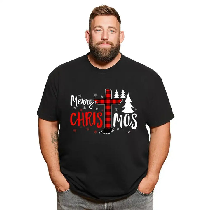 Christmas T Shirt for Men Big & Tall Men Xmas T Shirt T0 5DOI 006 Men T Shirts Big and Tall Men Shirts Plus Size Short Sleeve Fashion Casual T Shirt Graphic Tee Shirts Tshirts