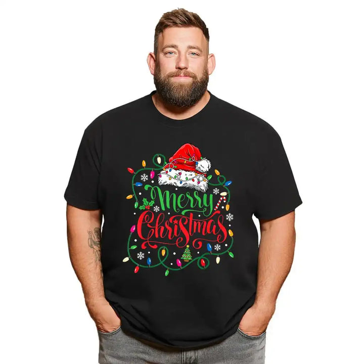 Christmas T Shirt for Men Big & Tall Men Xmas T Shirt T0 5DOI 007 Men T Shirts Big and Tall Men Shirts Plus Size Short Sleeve Fashion Casual T Shirt Graphic Tee Shirts Tshirts