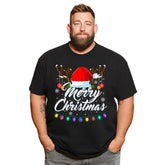Christmas T Shirt for Men Big & Tall Men Xmas T Shirt T0 5DOI 012 Men T Shirts Big and Tall Men Shirts Plus Size Short Sleeve Fashion Casual T Shirt Graphic Tee Shirts Tshirts - BigTallGuys