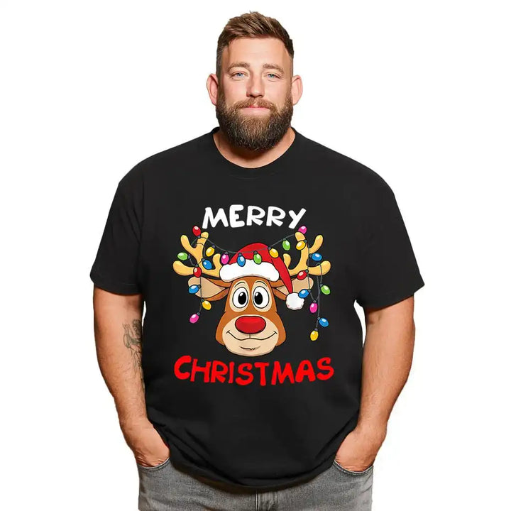 Christmas T Shirt for Men Big & Tall Men Xmas T Shirt T0 5DOI 015 Men T Shirts Big and Tall Men Shirts Plus Size Short Sleeve Fashion Casual T Shirt Graphic Tee Shirts Tshirts