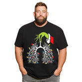 Christmas T Shirt for Men Big & Tall Men Xmas T Shirt T0 5DOJ 005 Men T Shirts Big and Tall Men Shirts Plus Size Short Sleeve Fashion Casual T Shirt Graphic Tee Shirts Tshirts - BigTallGuys