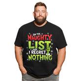 Christmas T Shirt for Men Big & Tall Men Xmas T Shirt T0 5DOJ 009 Men T Shirts Big and Tall Men Shirts Plus Size Short Sleeve Fashion Casual T Shirt Graphic Tee Shirts Tshirts - BigTallGuys