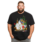 Christmas T Shirt for Men Big & Tall Men Xmas T Shirt T0 5DOJ 018 Men T Shirts Big and Tall Men Shirts Plus Size Short Sleeve Fashion Casual T Shirt Graphic Tee Shirts Tshirts - BigTallGuys
