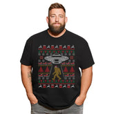 Christmas T Shirt for Men Big & Tall Men Xmas T Shirt T0 5DOM 014 Men T Shirts Big and Tall Men Shirts Plus Size Short Sleeve Fashion Casual T Shirt Graphic Tee Shirts Tshirts - BigTallGuys