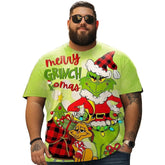 Christmas T Shirt for Men Big & Tall Men Xmas T Shirt T0 5DRE 016 Men T Shirts Big and Tall Men Shirts Plus Size Short Sleeve Fashion Casual T Shirt Graphic Tee Shirts Tshirts - BigTallGuys