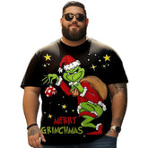 Christmas T Shirt for Men Big & Tall Men Xmas T Shirt T0 5DRE 020 Men T Shirts Big and Tall Men Shirts Plus Size Short Sleeve Fashion Casual T Shirt Graphic Tee Shirts Tshirts - BigTallGuys