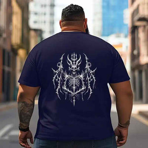 Skull Skeleton T2 5D2C 002 Men T Shirts Big and Tall Men Shirts Plus Size Short Sleeve Fashion Casual T Shirt Graphic Tee Shirts Tshirts