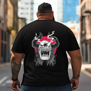 Skull Skeleton T2 5D2C 003 Men T Shirts Big and Tall Men Shirts Plus Size Short Sleeve Fashion Casual T Shirt Graphic Tee Shirts Tshirts