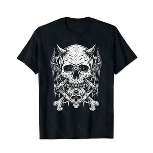 Skull Skeleton T0 5D2C 004 Men T Shirts Big and Tall Men Shirts Plus Size Short Sleeve Fashion Casual T Shirt Graphic Tee Shirts Tshirts