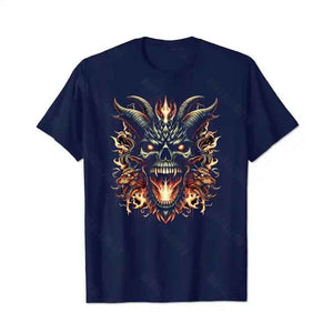 Skull Skeleton T0 5D2C 005 Men T Shirts Big and Tall Men Shirts Plus Size Short Sleeve Fashion Casual T Shirt Graphic Tee Shirts Tshirts