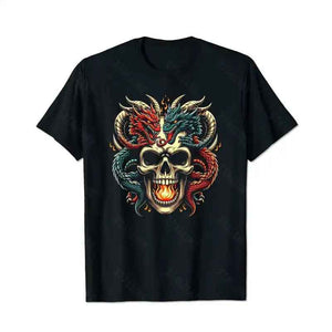 Skull Skeleton T0 5D2C 007 Men T Shirts Big and Tall Men Shirts Plus Size Short Sleeve Fashion Casual T Shirt Graphic Tee Shirts Tshirts