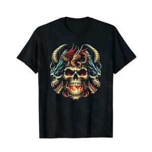 Skull Skeleton T0 5D2C 017 Men T Shirts Big and Tall Men Shirts Plus Size Short Sleeve Fashion Casual T Shirt Graphic Tee Shirts Tshirts