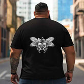 Skull Skeleton T2 5D2C 022 Men T Shirts Big and Tall Men Shirts Plus Size Short Sleeve Fashion Casual T Shirt Graphic Tee Shirts Tshirts