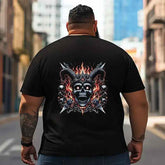 Skull Skeleton T2 5D2C 023 Men T Shirts Big and Tall Men Shirts Plus Size Short Sleeve Fashion Casual T Shirt Graphic Tee Shirts Tshirts