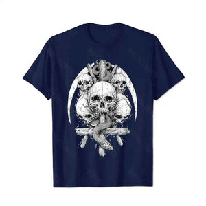Skull Skeleton T0 5D2C 026 Men T Shirts Big and Tall Men Shirts Plus Size Short Sleeve Fashion Casual T Shirt Graphic Tee Shirts Tshirts