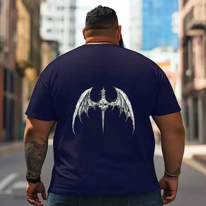 Skull Skeleton T2 5D2C 036 Men T Shirts Big and Tall Men Shirts Plus Size Short Sleeve Fashion Casual T Shirt Graphic Tee Shirts Tshirts