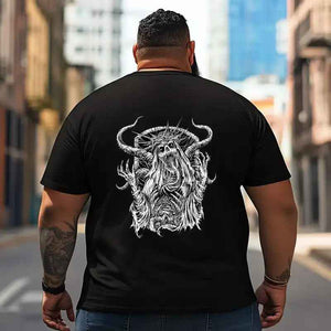 Skull Skeleton T2 5D2C 042 Men T Shirts Big and Tall Men Shirts Plus Size Short Sleeve Fashion Casual T Shirt Graphic Tee Shirts Tshirts