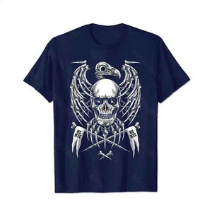 Skull Skeleton T0 5D2C 044 Men T Shirts Big and Tall Men Shirts Plus Size Short Sleeve Fashion Casual T Shirt Graphic Tee Shirts Tshirts