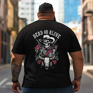 Skull Skeleton T2 5D2C 059 Men T Shirts Big and Tall Men Shirts Plus Size Short Sleeve Fashion Casual T Shirt Graphic Tee Shirts Tshirts