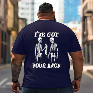 Skull Skeleton T2 5D2C 084 Men T Shirts Big and Tall Men Shirts Plus Size Short Sleeve Fashion Casual T Shirt Graphic Tee Shirts Tshirts