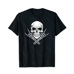 Skull Skeleton T0 5D2C 086 Men T Shirts Big and Tall Men Shirts Plus Size Short Sleeve Fashion Casual T Shirt Graphic Tee Shirts Tshirts