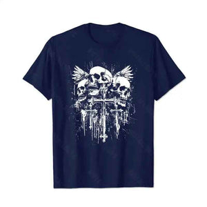 Skull Skeleton T0 5D2C 103 Men T Shirts Big and Tall Men Shirts Plus Size Short Sleeve Fashion Casual T Shirt Graphic Tee Shirts Tshirts