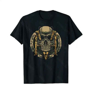 Skull Skeleton T0 5D2C 119 Men T Shirts Big and Tall Men Shirts Plus Size Short Sleeve Fashion Casual T Shirt Graphic Tee Shirts Tshirts