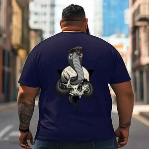 Skull Skeleton T2 5D2C 127 Men T Shirts Big and Tall Men Shirts Plus Size Short Sleeve Fashion Casual T Shirt Graphic Tee Shirts Tshirts