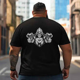 Skull Skeleton T2 5D2C 138 Men T Shirts Big and Tall Men Shirts Plus Size Short Sleeve Fashion Casual T Shirt Graphic Tee Shirts Tshirts