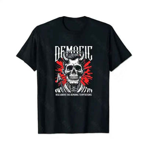 Skull Skeleton T0 5D2C 145 Men T Shirts Big and Tall Men Shirts Plus Size Short Sleeve Fashion Casual T Shirt Graphic Tee Shirts Tshirts