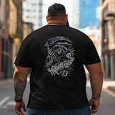 Skull Skeleton T2 5D2E 005 Men T Shirts Big and Tall Men Shirts Plus Size Short Sleeve Fashion Casual T Shirt Graphic Tee Shirts Tshirts