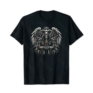 Skull Skeleton T0 5D2E 007 Men T Shirts Big and Tall Men Shirts Plus Size Short Sleeve Fashion Casual T Shirt Graphic Tee Shirts Tshirts