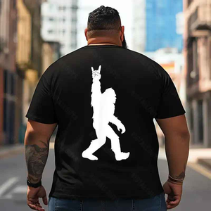 Bigfoot Sasquatch Yeti T2 5D2F 002 Men T Shirts Big and Tall Men Shirts Plus Size Short Sleeve Fashion Casual T Shirt Graphic Tee Shirts Tshirts