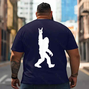 Bigfoot Sasquatch Yeti T2 5D2F 002 Men T Shirts Big and Tall Men Shirts Plus Size Short Sleeve Fashion Casual T Shirt Graphic Tee Shirts Tshirts