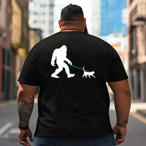 Bigfoot Sasquatch Yeti T2 5D2F 003 Men T Shirts Big and Tall Men Shirts Plus Size Short Sleeve Fashion Casual T Shirt Graphic Tee Shirts Tshirts