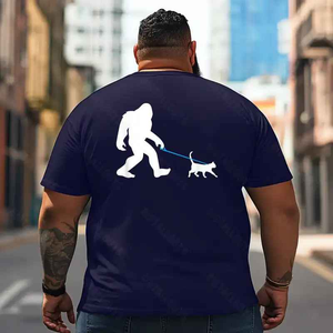 Bigfoot Sasquatch Yeti T2 5D2F 003 Men T Shirts Big and Tall Men Shirts Plus Size Short Sleeve Fashion Casual T Shirt Graphic Tee Shirts Tshirts
