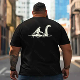 Bigfoot Sasquatch Yeti T2 5D2F 006 Men T Shirts Big and Tall Men Shirts Plus Size Short Sleeve Fashion Casual T Shirt Graphic Tee Shirts Tshirts