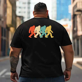 Bigfoot Sasquatch Yeti T2 5D2F 008 Men T Shirts Big and Tall Men Shirts Plus Size Short Sleeve Fashion Casual T Shirt Graphic Tee Shirts Tshirts