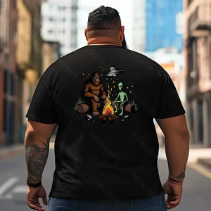 Bigfoot Sasquatch Yeti T2 5D2F 013 Men T Shirts Big and Tall Men Shirts Plus Size Short Sleeve Fashion Casual T Shirt Graphic Tee Shirts Tshirts