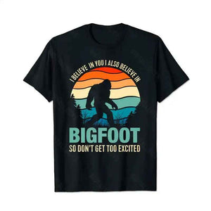 Bigfoot Sasquatch Yeti T0 5D2F 018 Men T Shirts Big and Tall Men Shirts Plus Size Short Sleeve Fashion Casual T Shirt Graphic Tee Shirts Tshirts