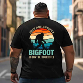 Bigfoot Sasquatch Yeti T2 5D2F 018 Men T Shirts Big and Tall Men Shirts Plus Size Short Sleeve Fashion Casual T Shirt Graphic Tee Shirts Tshirts